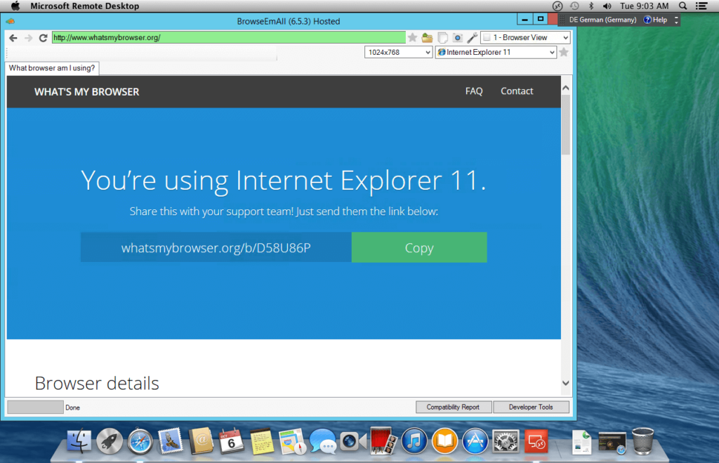 Download internet explorer for mac